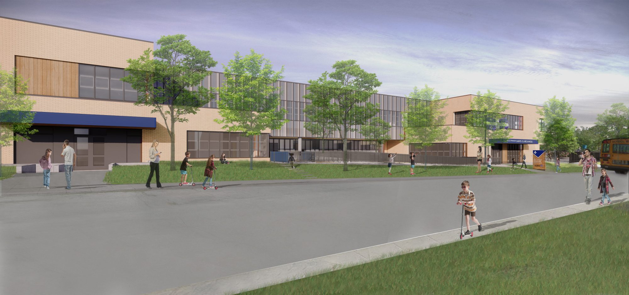 École Sainte-Claire Annexe: Annonce de la CSSDM